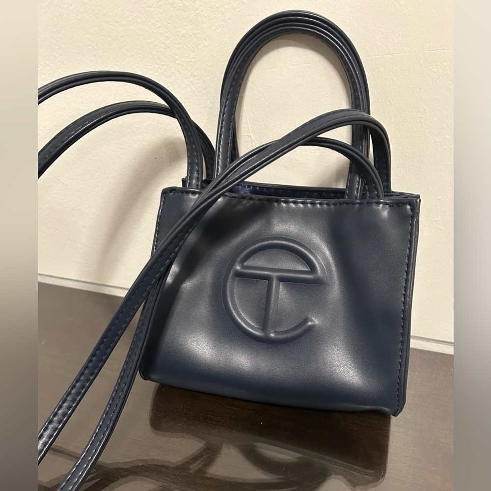 Telfar small Blue Bag